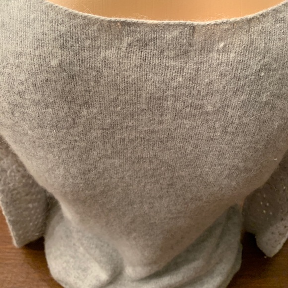 Chelsea28 Womens soft long sleeve gray sweater - Picture 3 of 5